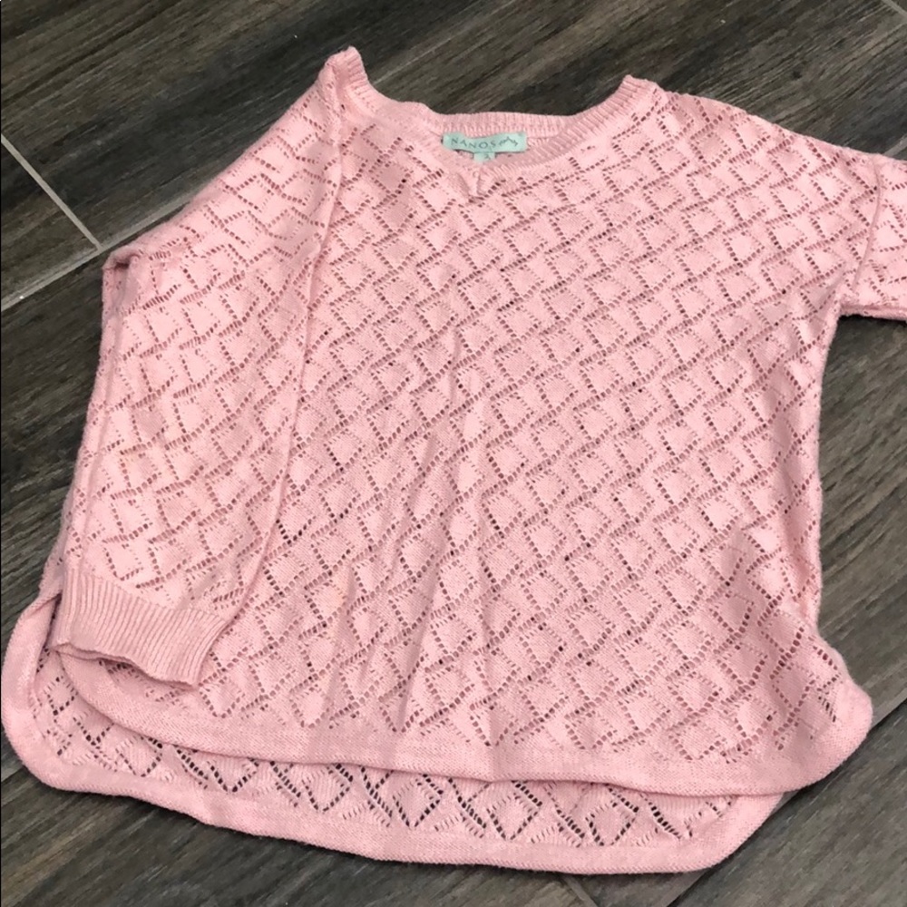 Pink pullover sweater 3T